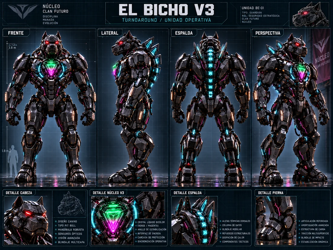 El Bicho V3, representación visual de la automatización P2P
